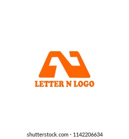 N letter logo. letter N graphic vector.