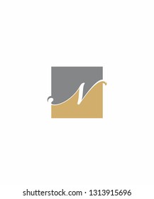 N Letter Logo Icon 004