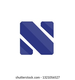 N letter logo . N icon flat design