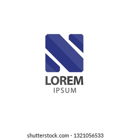 N letter logo . N icon flat design