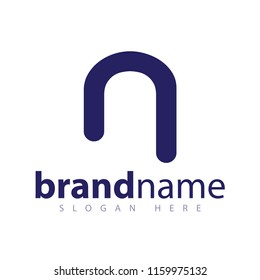n Letter Logo Icon Vector