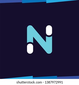 N Letter Logo Icon Vector template