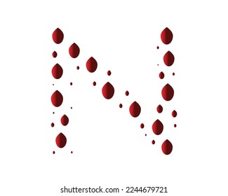 N letter logo icon vector template elements