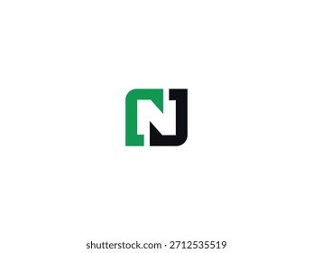 N letra, N logotipo, Carta n Modern Creative N letra logotipo modelo