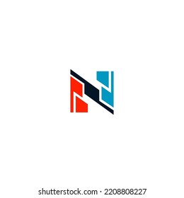N letter logo. Modern logo idea sign. Universal emblem vector icon. N logo icon design template elements. N letter with Building logo. 