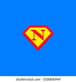 N LETTER LOGO MODERN TEMPLATE