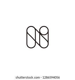 n letter logo. ni letter logo