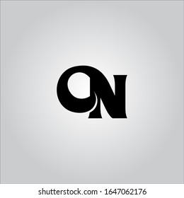 Logotipo de letra con un bonito fondo blanco.