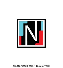 N letter logo Simple and elegant