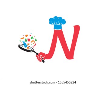 N Letter logo or symbol template design