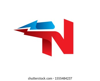 N Letter logo or symbol template design