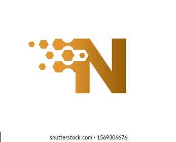N Letter logo or symbol template design
