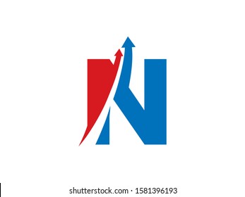 N Letter logo or symbol template design