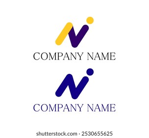 N letter logo and symbol vector template. N letter logo design.