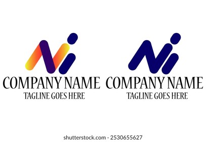 N letter logo and symbol vector template. N letter logo design.