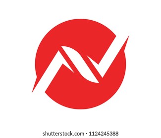 N Letter Logo Template