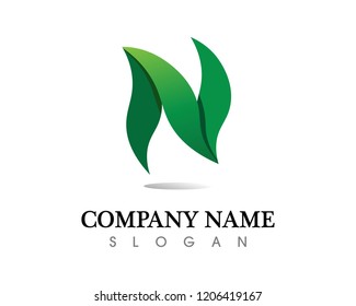 N Letter Logo Template