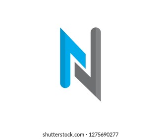 N Letter Logo Template