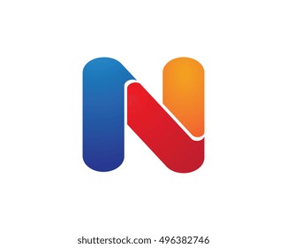 N Letter Logo Template