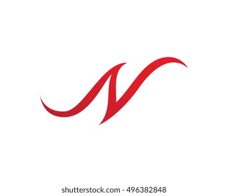 N Letter Logo Template
