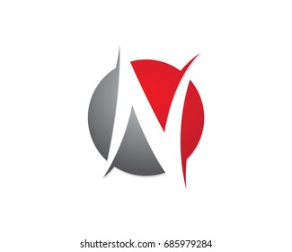 N Letter Logo Template