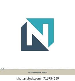 N Letter Logo Template Illustration Design. Vector EPS 10.
