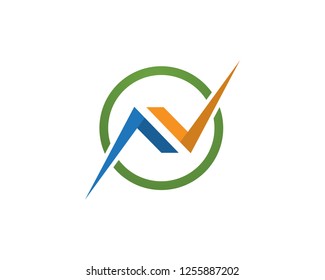 N Letter Logo Template vector icon illustration design