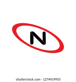 N Letter Logo Template vector icon design