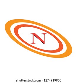N Letter Logo Template vector icon design