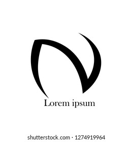 N Letter Logo Template vector icon design