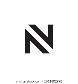 Abstract Letter N Logotype Modern Logo Stock Vector (Royalty Free ...