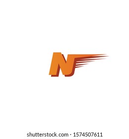 N Letter Logo Template vector design
