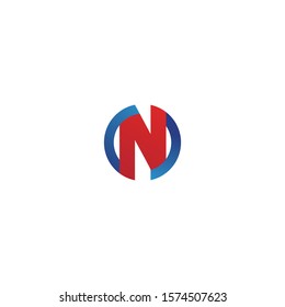 N Letter Logo Template vector design
