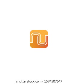 N Letter Logo Template vector design
