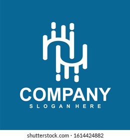 N Letter Logo Template vector icon design . company business modern vector