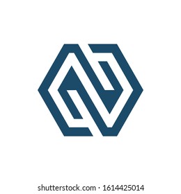 N Letter Logo Template vector icon design . company business modern vector
