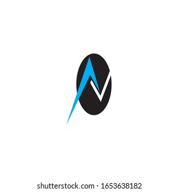 N Letter Logo Template vector icon illustration design