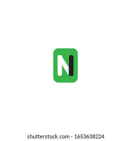 N Letter Logo Template vector icon illustration design