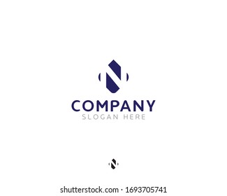 N Letter Logo Template, Letter vector