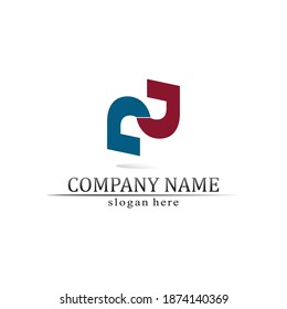 Diseño de icono de la plantilla de logotipo de letra N