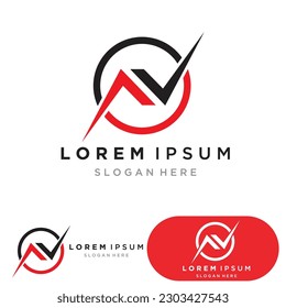 Diseño de icono de la plantilla de logotipo de letra N