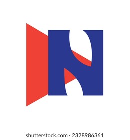 N Letter Logo Template vector icon
