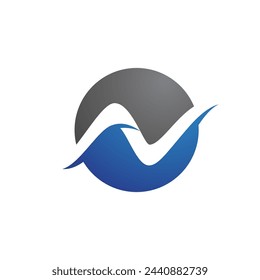 N Letter Logo Template vector icon illustration design