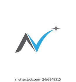 N Letter Logo Template vector icon illustration design