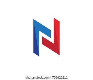 N Letter Logo Template vector icon design