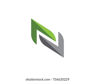N Letter Logo Template vector icon design