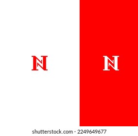 N Letter Logo Usable Vector Template Abstract Monogram Symbol 