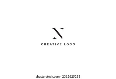 N-Buchstaben-Logo, N-Logo, Vektorgrafiken
