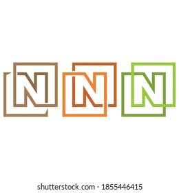 N Letter Logo Vector Icon Symbol Template. Letter Logo. N Logo Design. Logo Design. Letter. Design