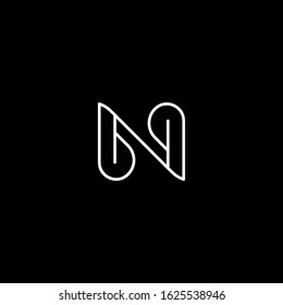 N letter logo vector. Monogram N logo design inspiration